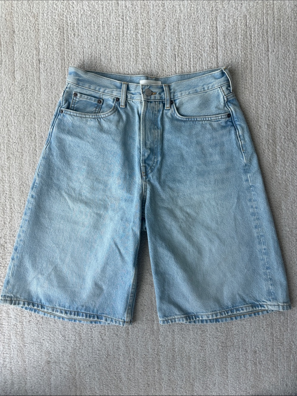 COS Light Blue Denim Jean Shorts